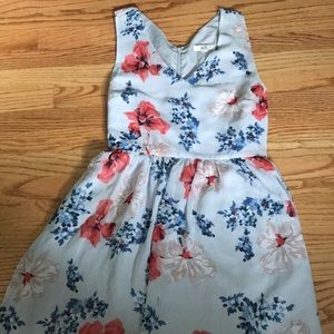 Floral A-line dress